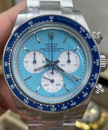 Rolex Daytona Blue Dial Artisans de Genève Light Watch