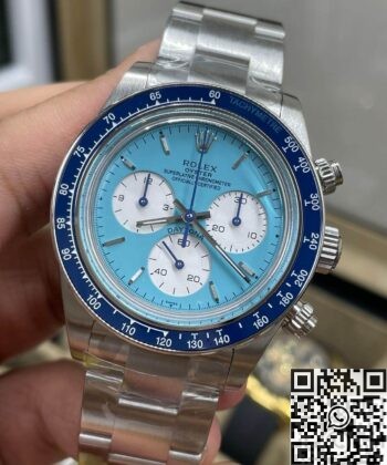 Rolex Daytona Blue Dial Artisans de Genève Light Watch