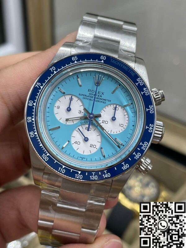 Rolex Daytona Blue Dial Artisans de Genève Light Watch