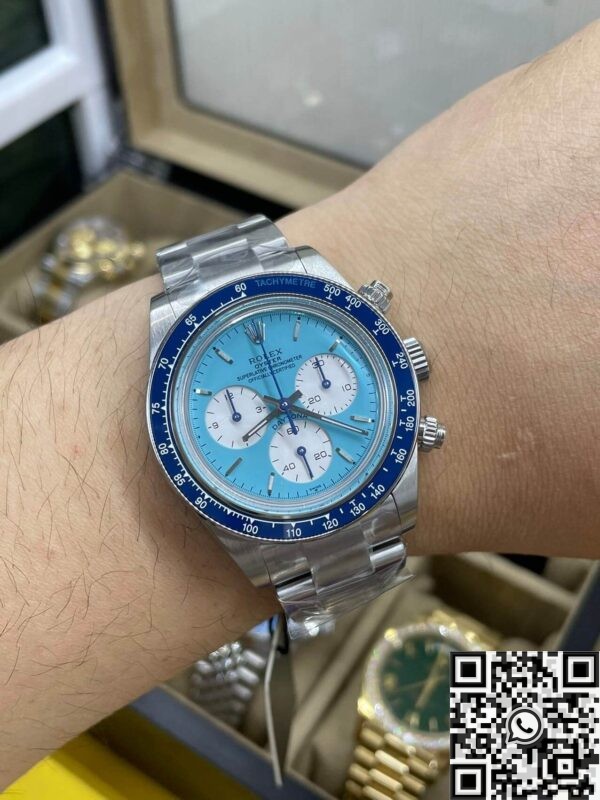 Rolex Daytona Blue Dial Artisans de Genève Light Watch