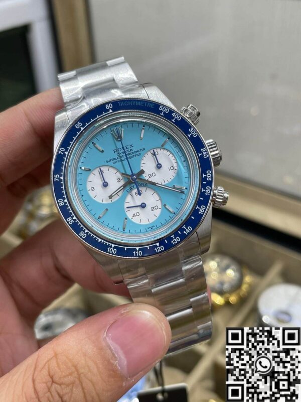Rolex Daytona Blue Dial Artisans de Genève Light Watch