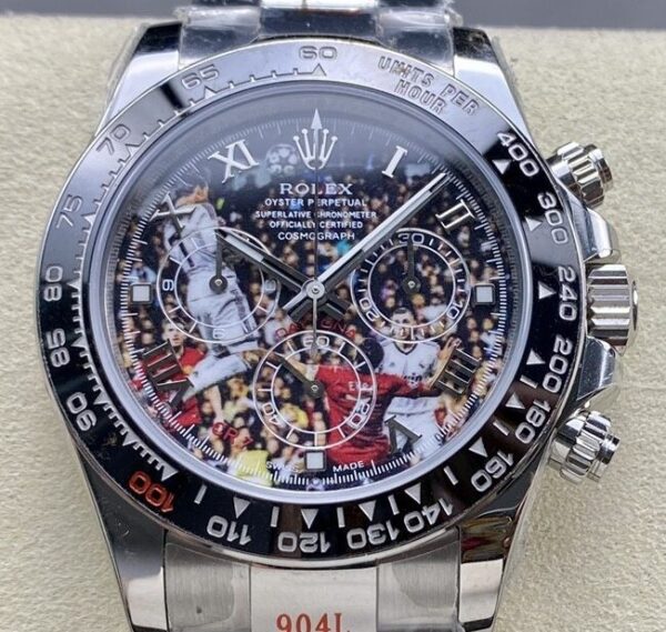 IPK Custom Daytona modified Rolex C Ronaldo Black Ceramics
