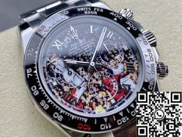 IPK Custom Daytona modified Rolex C Ronaldo Black Ceramics