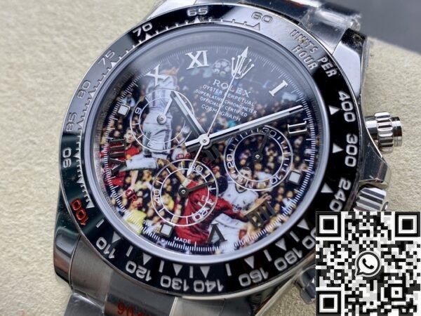 IPK Custom Daytona modified Rolex C Ronaldo Black Ceramics