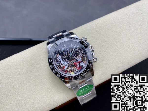 IPK Custom Daytona modified Rolex C Ronaldo Black Ceramics
