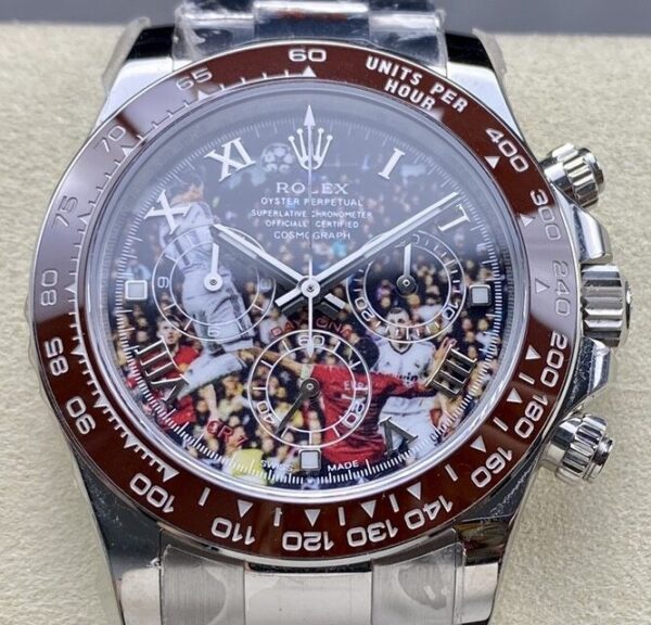 IPK Custom Rolex Daytona Modified C Ronaldo Brown ceramics