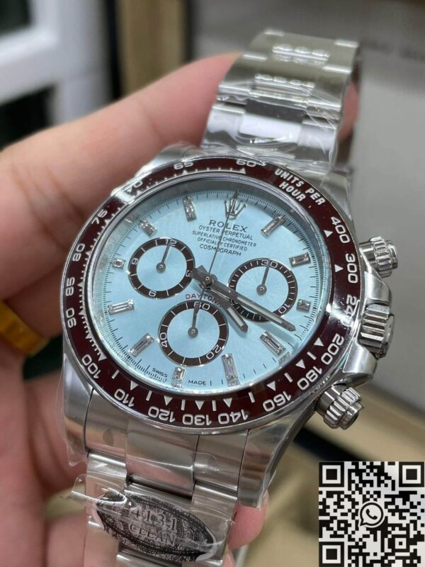 Replicas Rolex Cosmograph Daytona Clean Factory Ice Blue