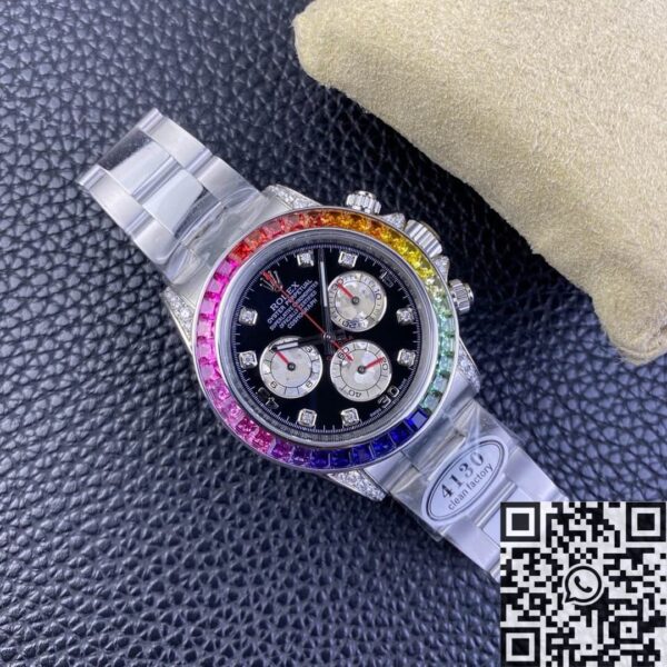 Clean Factory Daytona V3 Rolex Daytona 116599RBOW Watches