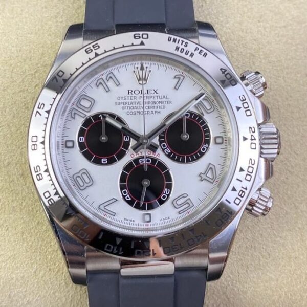 Clean Factory 4130 Rolex Daytona 116509 Silver White Dial