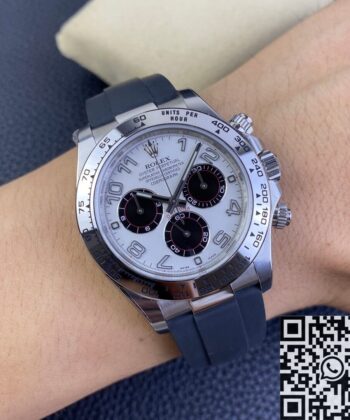 Clean Factory 4130 Rolex Daytona 116509 Silver White Dial