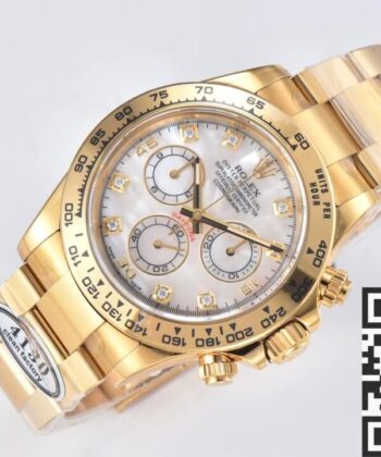 Clean Rolex Daytona Watch M116508-0007 Mother Of Pearl Dial