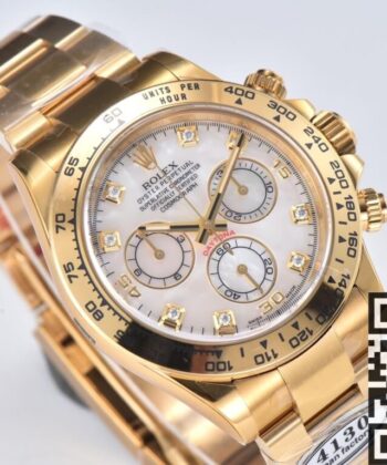 Clean Rolex Daytona Watch M116508-0007 Mother Of Pearl Dial