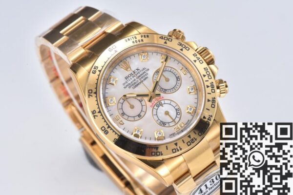 Clean Rolex Daytona Watch M116508-0007 Mother Of Pearl Dial