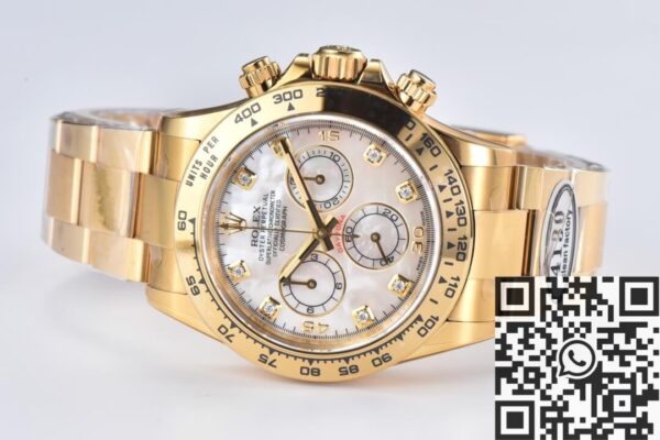 Clean Rolex Daytona Watch M116508-0007 Mother Of Pearl Dial