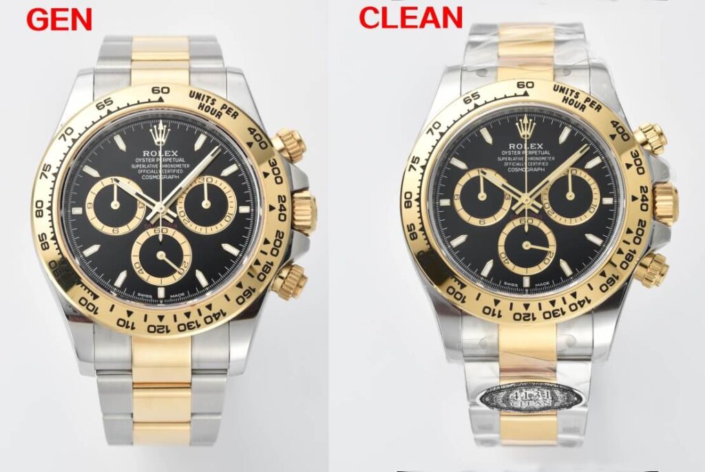 Clean Factory Daytona 4131 Gold Movement 126503
