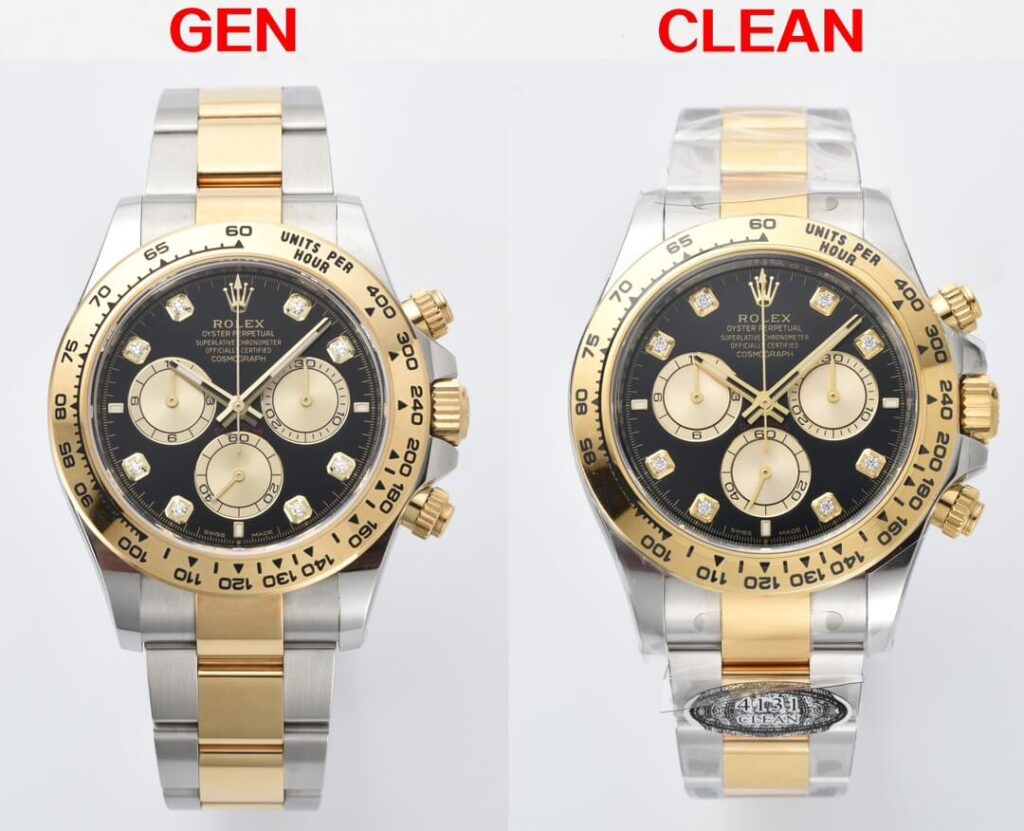 Clean Daytona Gold 4131 Movement 126503 Comparison