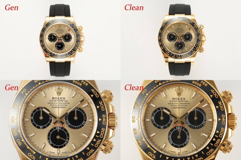 Clean Factory 126518 new 4131 movement compare the original?