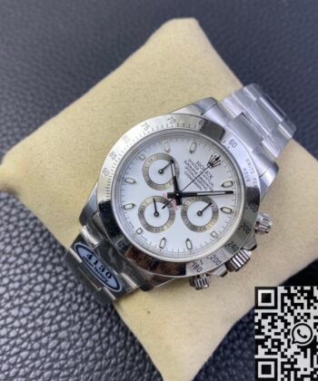 Rolex Cosmograph Daytona Watch 116520-78590 White Dial