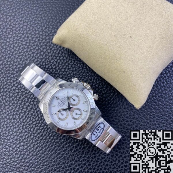 Rolex Cosmograph Daytona Watch 116520-78590 White Dial