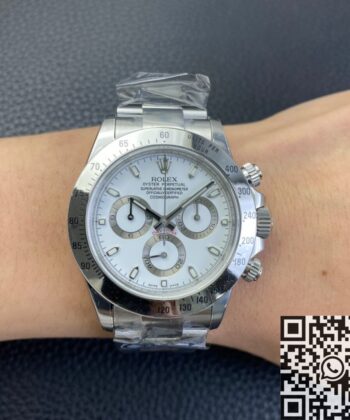 Rolex Cosmograph Daytona Watch 116520-78590 White Dial