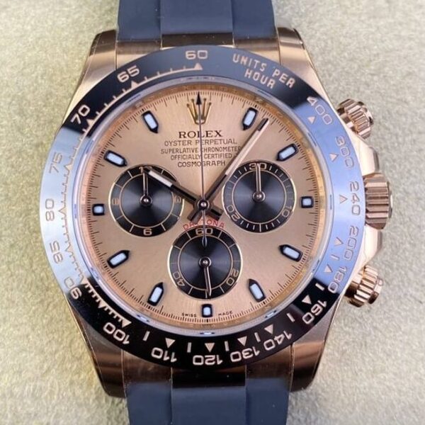 Clean Factory Rose Gold Rolex Daytona M116515LN-0018