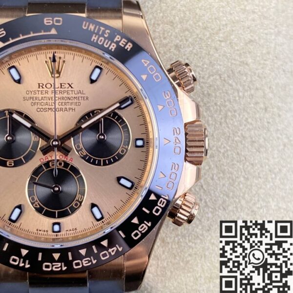 Clean Factory Rose Gold Rolex Daytona M116515LN-0018