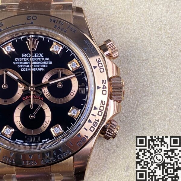 Clean Rose Gold Watches Rolex Daytona M116505-0015