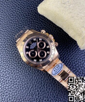 Clean Rose Gold Watches Rolex Daytona M116505-0015