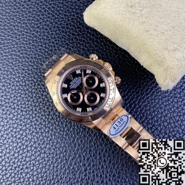 Clean Rose Gold Watches Rolex Daytona M116505-0015