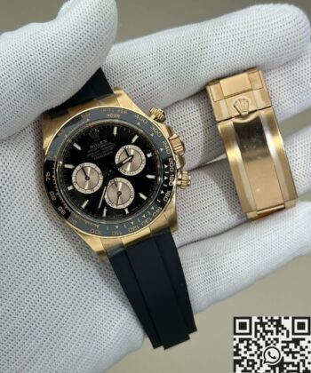 Mens Rose Gold Rolex Watch​ New Daytona M126515-0002 Clean