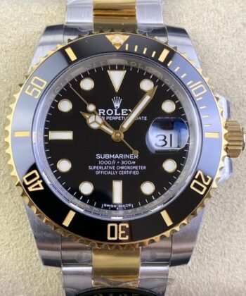 Clean Factory Rolex Submariner Watch - Rolex 116613LN-0001