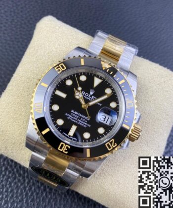 Clean Factory Rolex Submariner Watch - Rolex 116613LN-0001