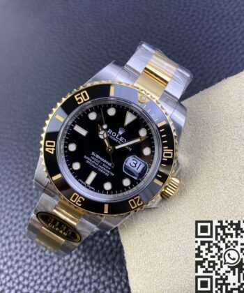 Clean Factory Rolex Submariner Watch - Rolex 116613LN-0001