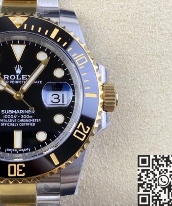 Clean Factory Rolex Submariner Watch - Rolex 116613LN-0001