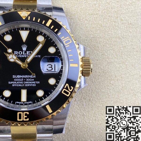 Clean Factory Rolex Submariner Watch - Rolex 116613LN-0001