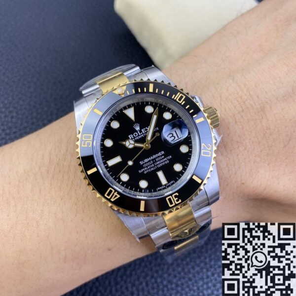 Clean Factory Rolex Submariner Watch - Rolex 116613LN-0001