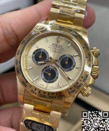 Clean Factory Replicas Rolex Daytona M126508 Golden Color