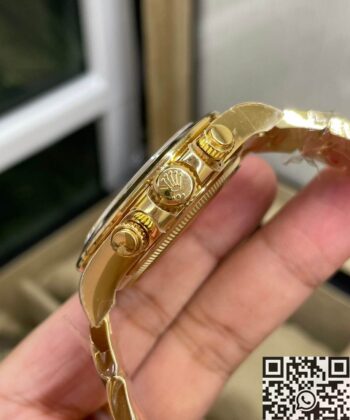 Clean Factory Replicas Rolex Daytona M126508 Golden Color