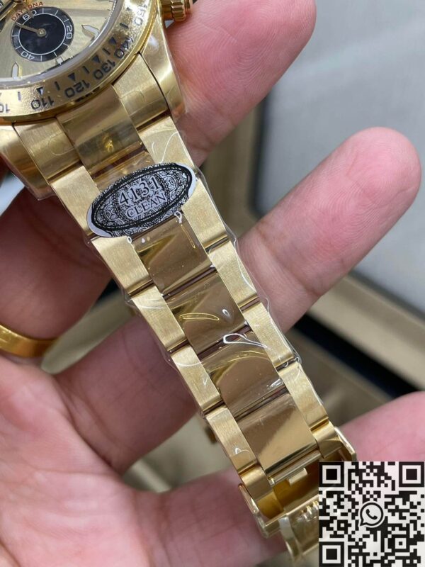 Clean Factory Replicas Rolex Daytona M126508 Golden Color