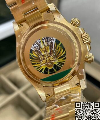 Clean Factory Replicas Rolex Daytona M126508 Golden Color