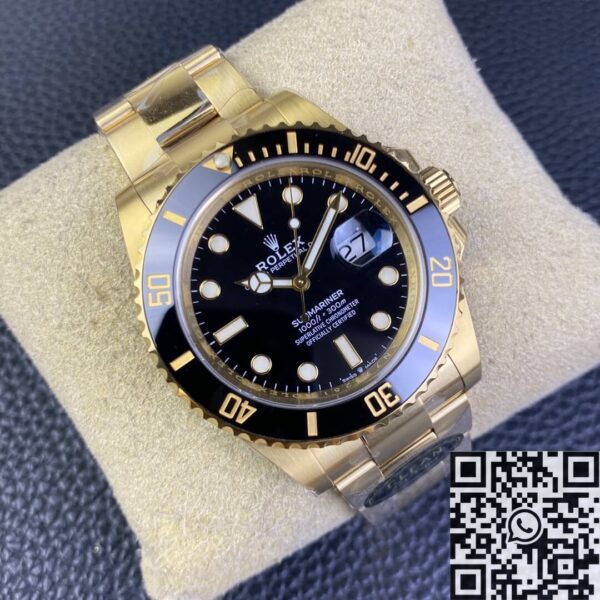 Sell Rolex Submariner Clean Factory M126618LN-0002 Gold