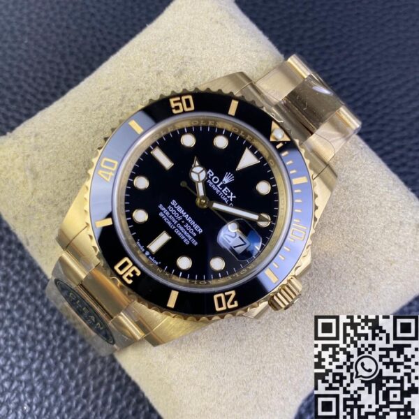 Sell Rolex Submariner Clean Factory M126618LN-0002 Gold