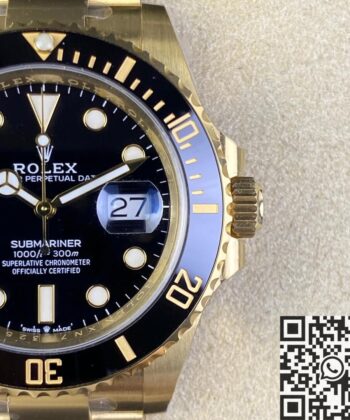 Sell Rolex Submariner Clean Factory M126618LN-0002 Gold