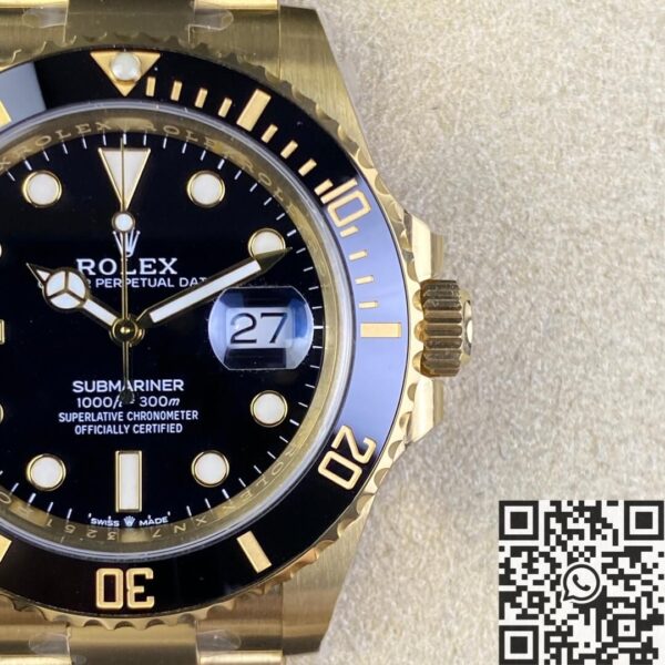 Sell Rolex Submariner Clean Factory M126618LN-0002 Gold