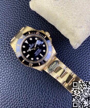 Sell Rolex Submariner Clean Factory M126618LN-0002 Gold
