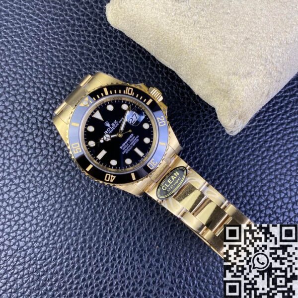 Sell Rolex Submariner Clean Factory M126618LN-0002 Gold