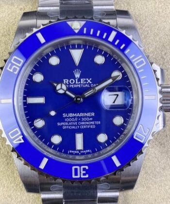 Rolex Submariner Blue On Blue Clean Factory 116619LB-97209