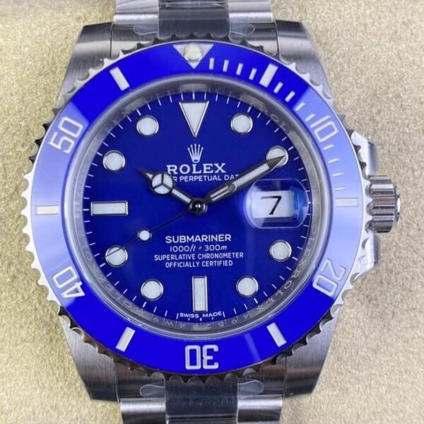 Rolex Submariner Blue On Blue Clean Factory 116619LB-97209