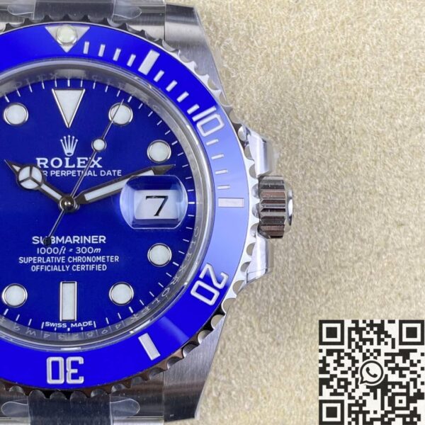 Rolex Submariner Blue On Blue Clean Factory 116619LB-97209