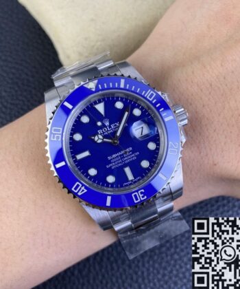 Rolex Submariner Blue On Blue Clean Factory 116619LB-97209